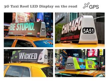 Chiny Zdalne sterowanie Taxi Led ekran, wysokiej jasności Taxi Top reklama Led ściana wideo dostawca