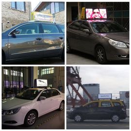 Chiny Outdoor 12V Taxi Led ekran o wysokiej rozdzielczości 1R1G1B Aluminiowa rama dostawca