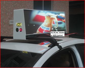Chiny Ekran led 12V Digital Taxi Taxi, Akrylowa pokrywa Aluminiowa ramka Mały wyświetlacz LED dostawca