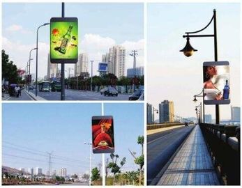 Chiny Poza SMD Cloud Cluster Led Pole Ekran reklamy wideo Light Box P5 dostawca