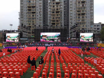 Chiny SMD1921 Black Face Outdoor Screen Hire, High Contrast Led Rental Display dostawca
