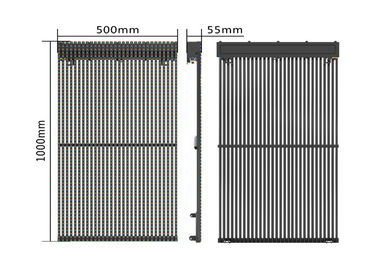 Chiny 6500nits 10KG Outdoor Fixed Led Kurtyna Video Mesh Background No Air Conditioner dostawca