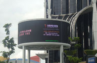 Okrągły ekran reklamowy 360 stopni z wyświetlaczem LED P12 na zewnątrz wodoodporny